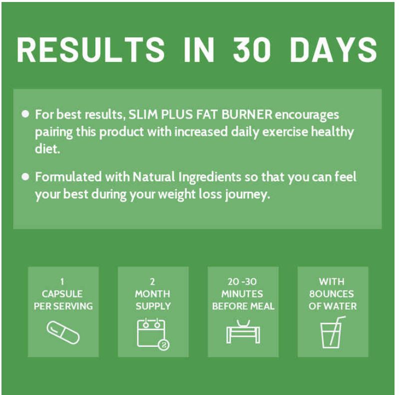 Super Slim Plus Fat Burner Tablets (60 Tablets)