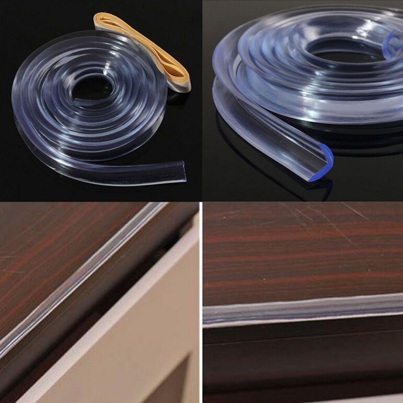 Baby Table Protector For Furniture Corner Guards Soft Silicone Cover For Furniture Wall Edge Bumper Strip Corner Protector 1 M
