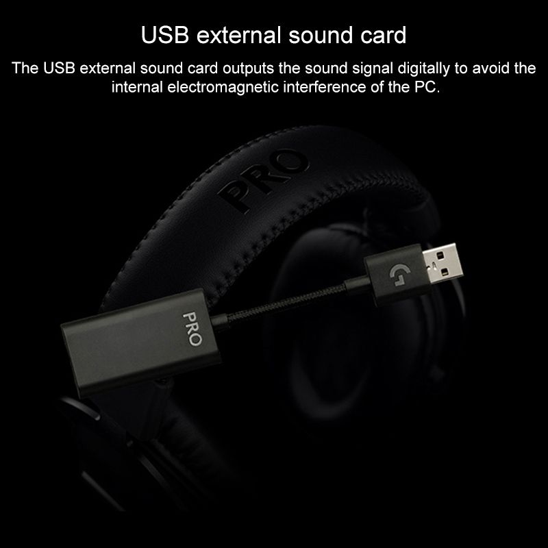 USB Wired 7.1 Surround Gaming Headset Microphone