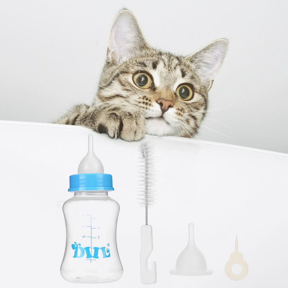 Cat Dog Milk Bottle Pet Puppy Kitten Baby Animal Feeding Bottle