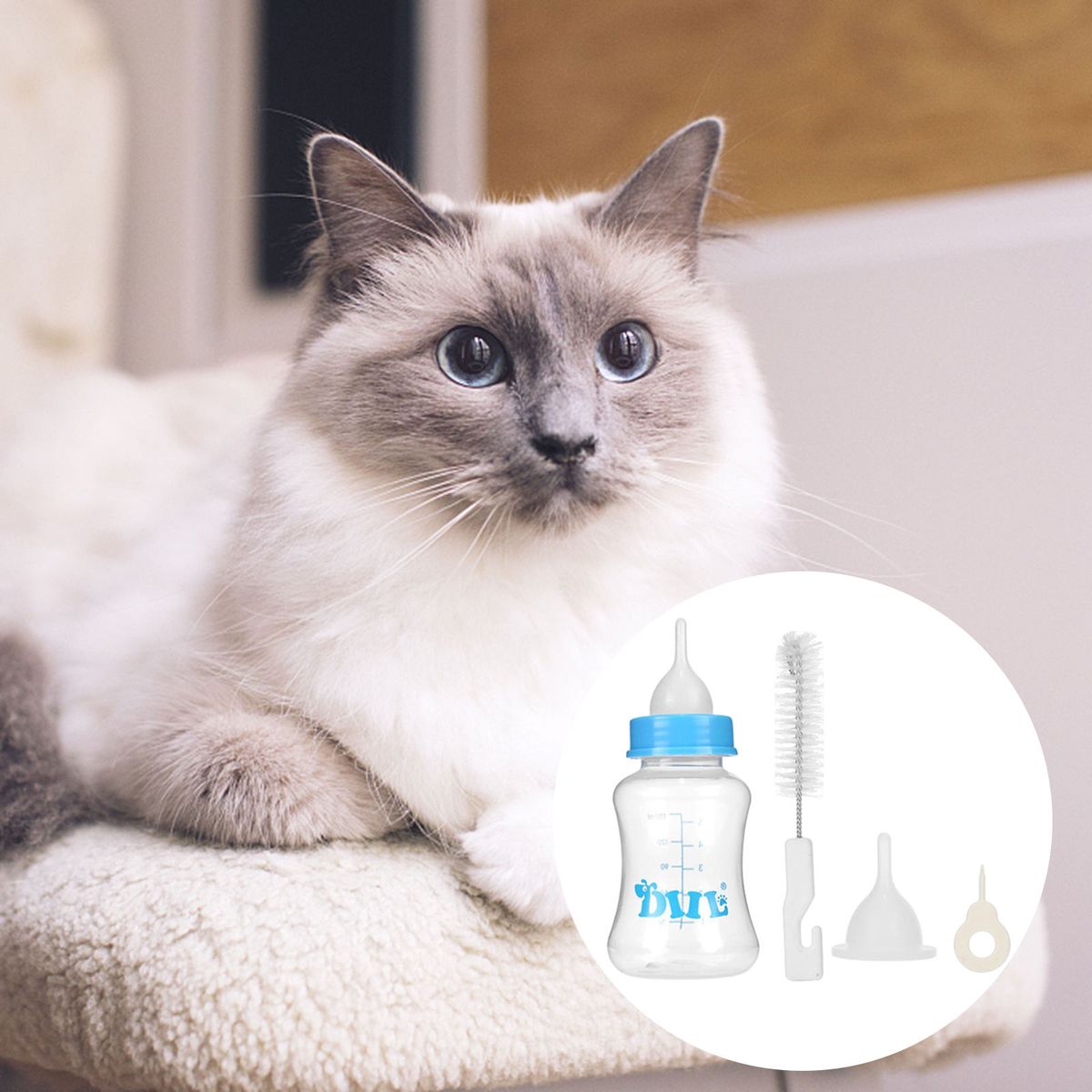 Cat Dog Milk Bottle Pet Puppy Kitten Baby Animal Feeding Bottle