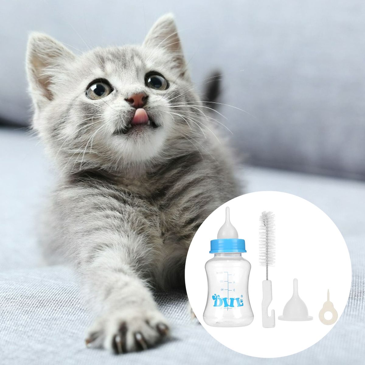 Cat Dog Milk Bottle Pet Puppy Kitten Baby Animal Feeding Bottle