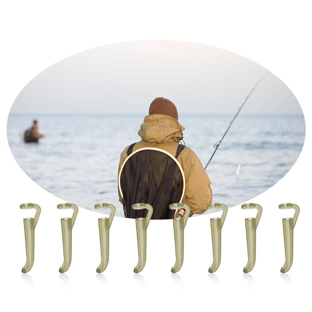 12Pcs Pop UP Hook Sleeves D-rig Aligner Carp Fishing Hair Rig Terminal Tackle Accessories