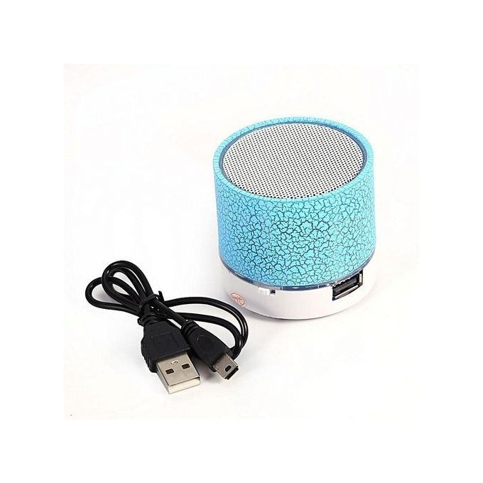 A9 Wireless Bluetooth Speaker Portable LED Mini Hands Free TF USB Subwoofer Music Sound Player For Car Phone Iphone PC(Yellow) HT-S