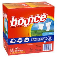 Fabric Softener Drying Sheets Fresh Outdoor Scent 320 Sheets -Keeps Clothes Soft