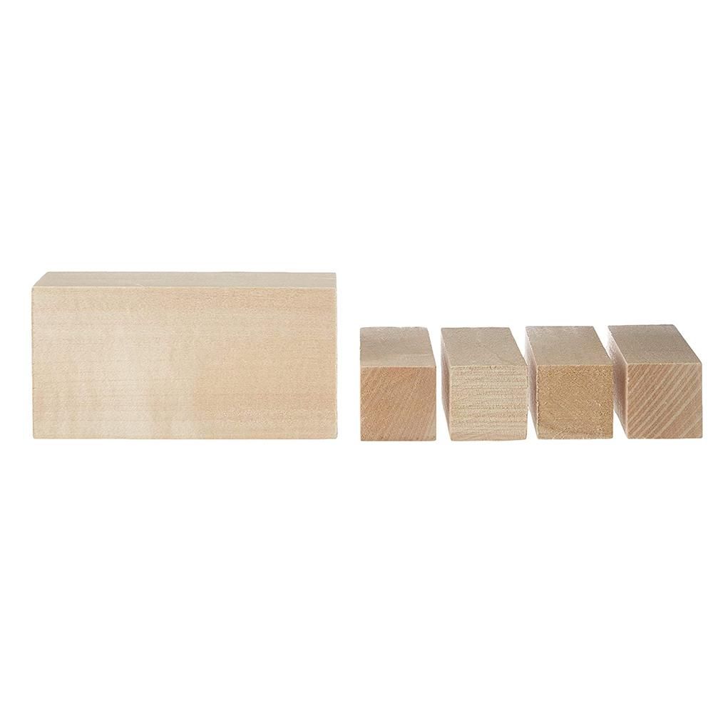 5 Pcs Carving Wood Blocks Whittling Wood Blocks Basswood