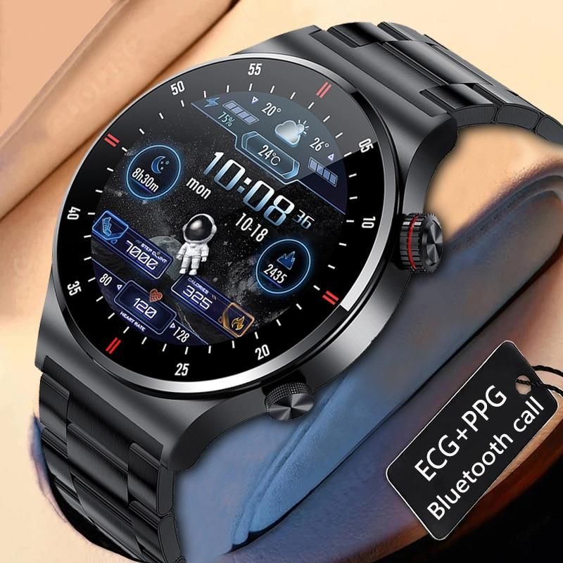Bluetooth Call Smart Watch Men Sports Fitness Tracker Waterproof Smartwatch Large HD screen for huawei Xiaomi phone+box