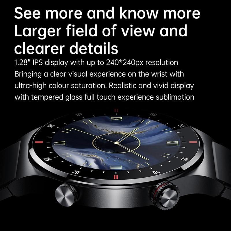 Bluetooth Call Smart Watch Men Sports Fitness Tracker Waterproof Smartwatch Large HD screen for huawei Xiaomi phone+box