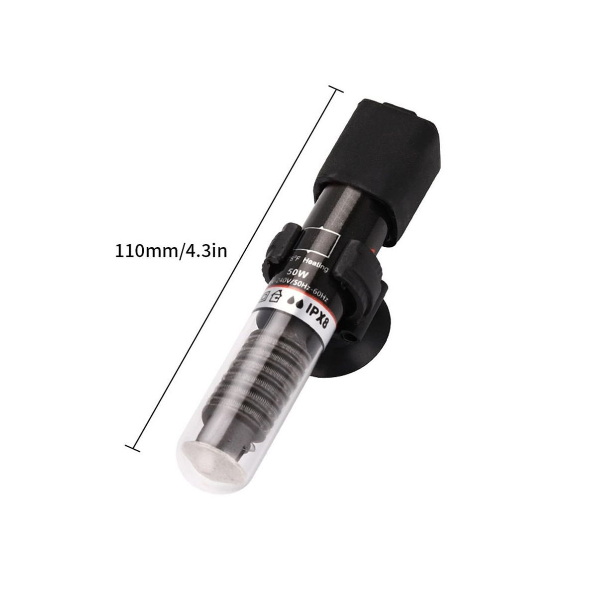 Fish Tank Heating Rod 25W50W Submersible Aquarium Heater US Plug
