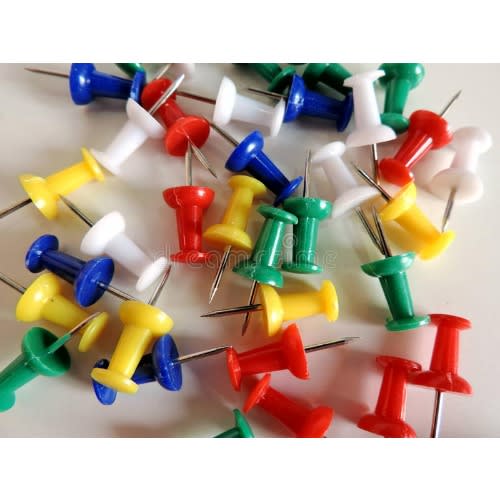 Multicolour Board Pin Packet
