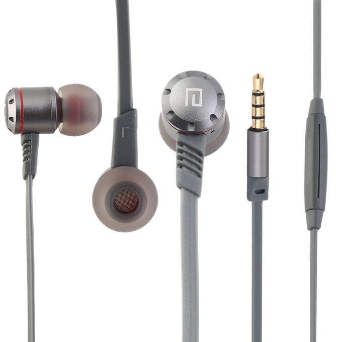 M410   Earphone Wired    R B  Hifi Earphones Headset With Mi -grey