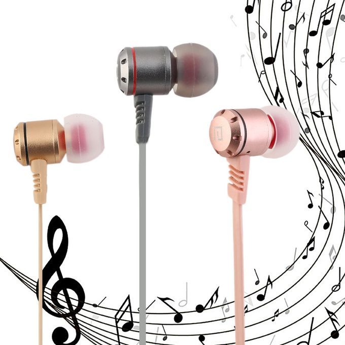 M410   Earphone Wired    R B  Hifi Earphones Headset With Mi -grey