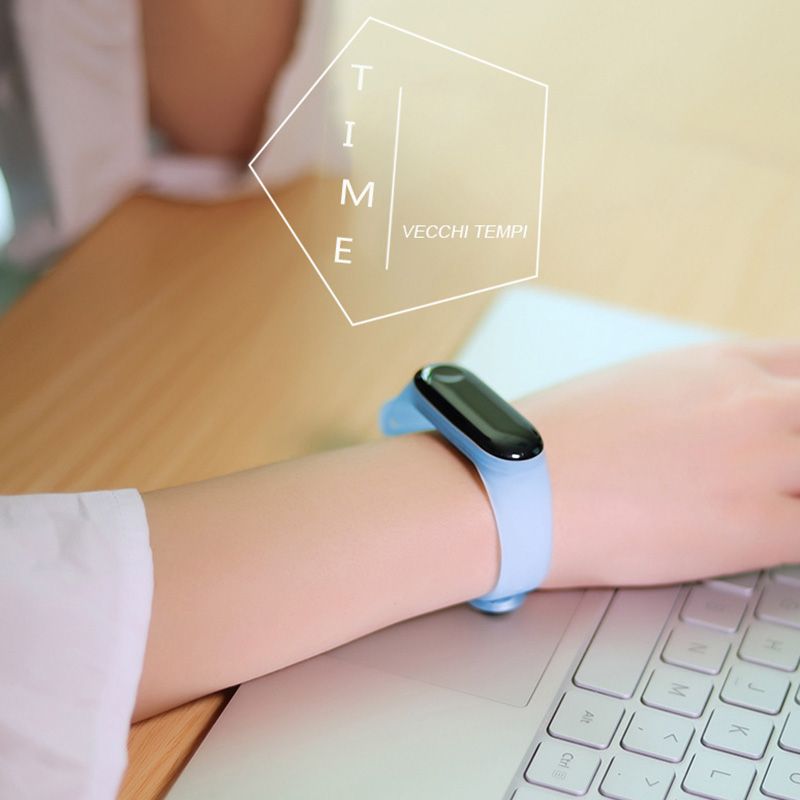 M3 M4 Bracelet For Xiaomi Mi Band 4 3 Bracelet Transparent Silicone Black Wrist Strap For Xiaomi 3 4 Band Smart Wristband M3plus