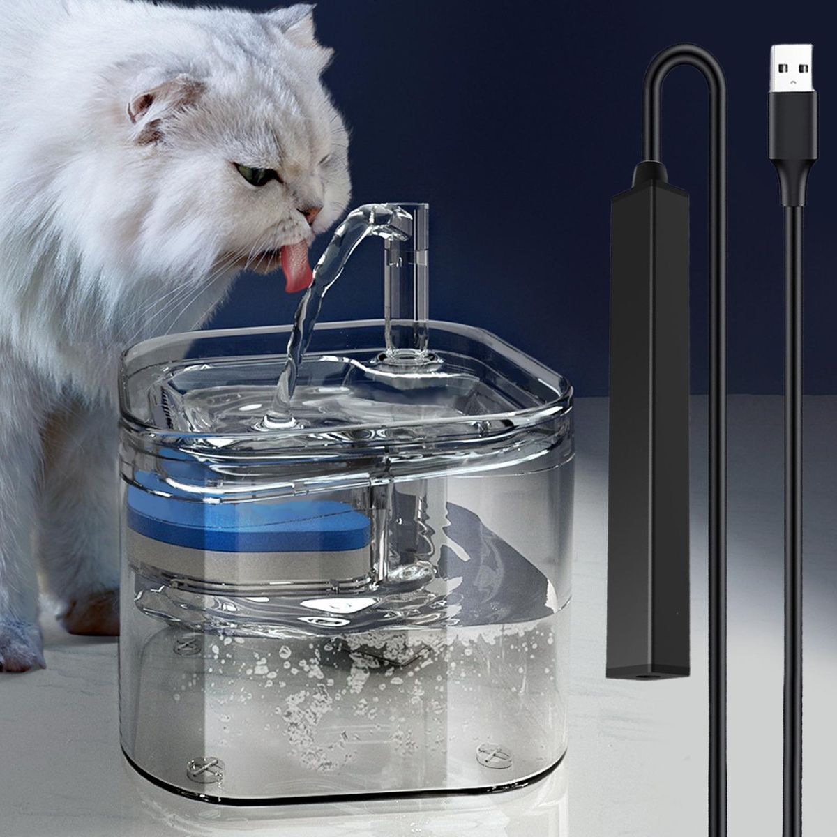 Water Heating Rod Over-Temperature Protection Submersible Fish Tank Heater 5W