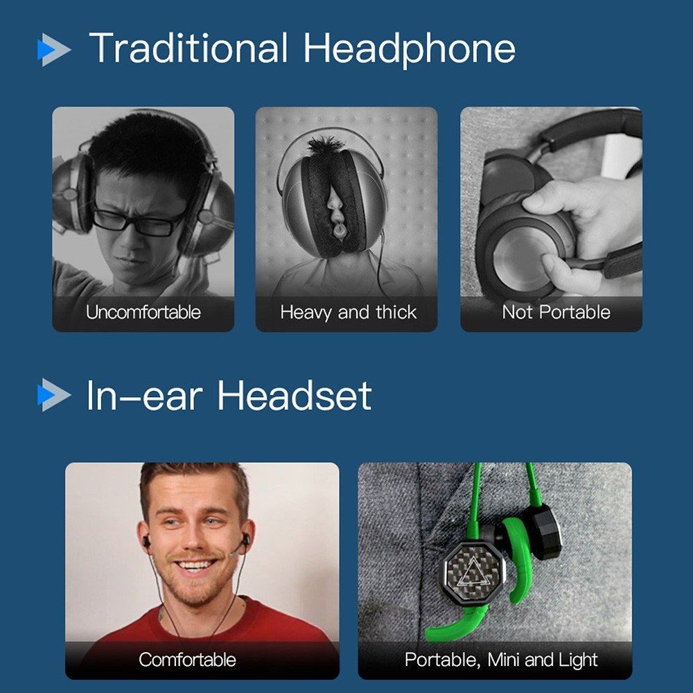 (3.5mm) G5 PC Gaming Headset Earphone Headphone With