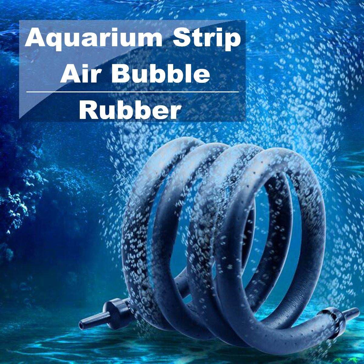 Aquarium Air Bubble Rubber Strip Tube Fish Tank Aerator Oxygen Pump Diffuser # 75cm 75CM