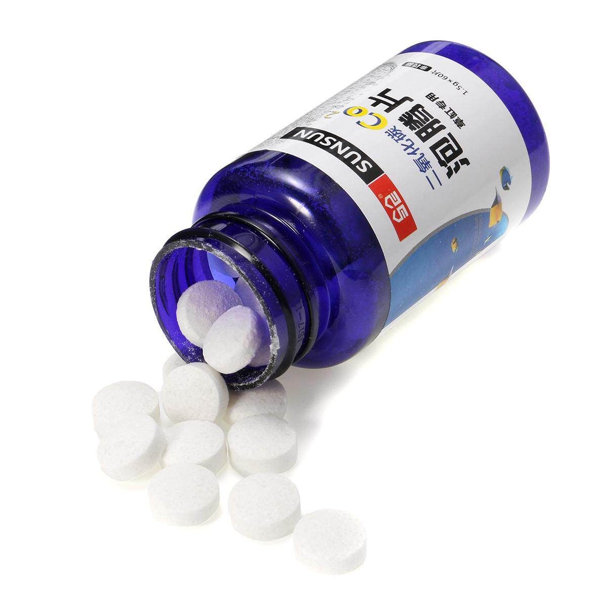 60Pcs CO2 Tablet Supplement Carbon Dioxide Diffuser Aquarium Fish Tank Water Plants Growth