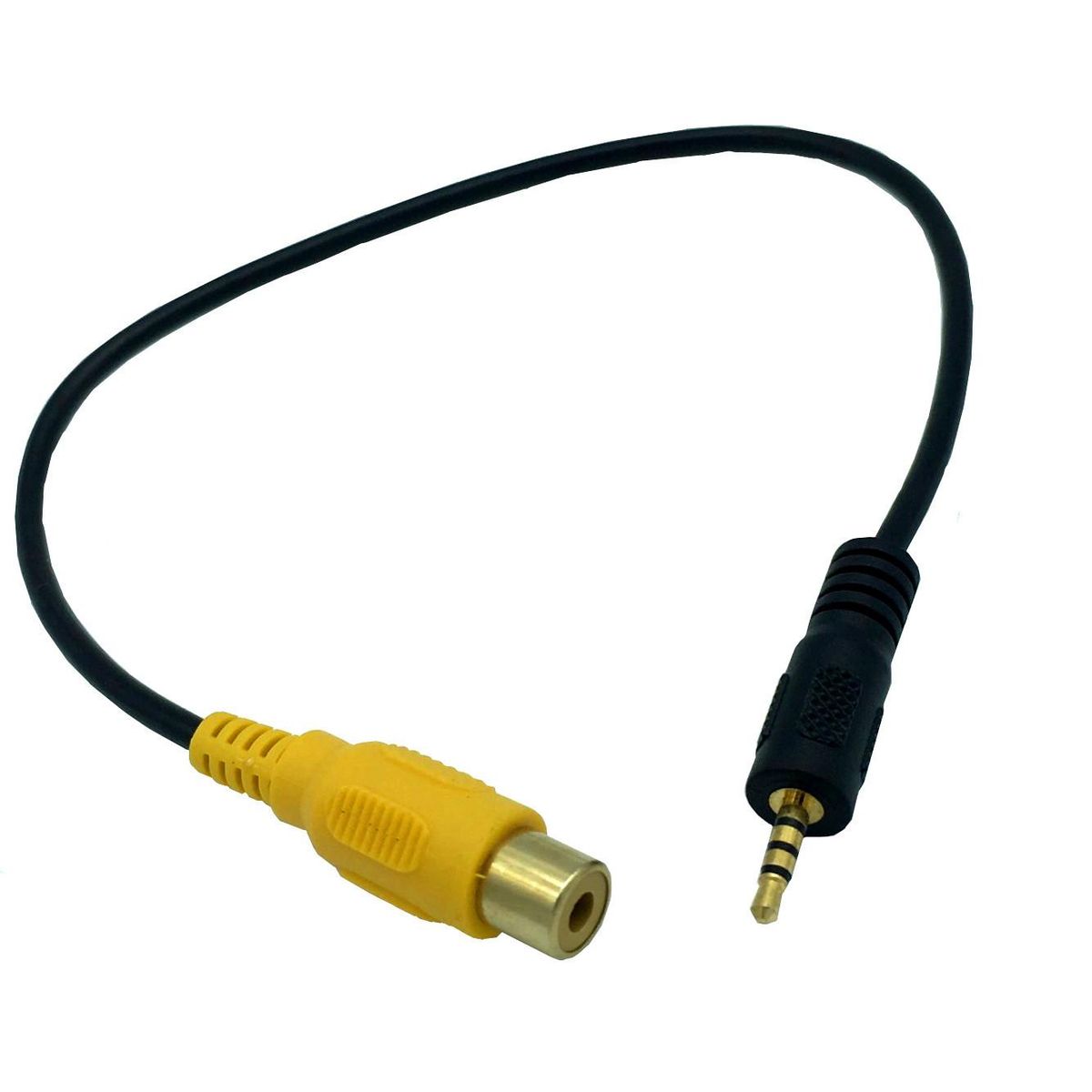 RCA to 2.5mm AV-IN Cable Car Rear View Camera TO GPS 2.5mm