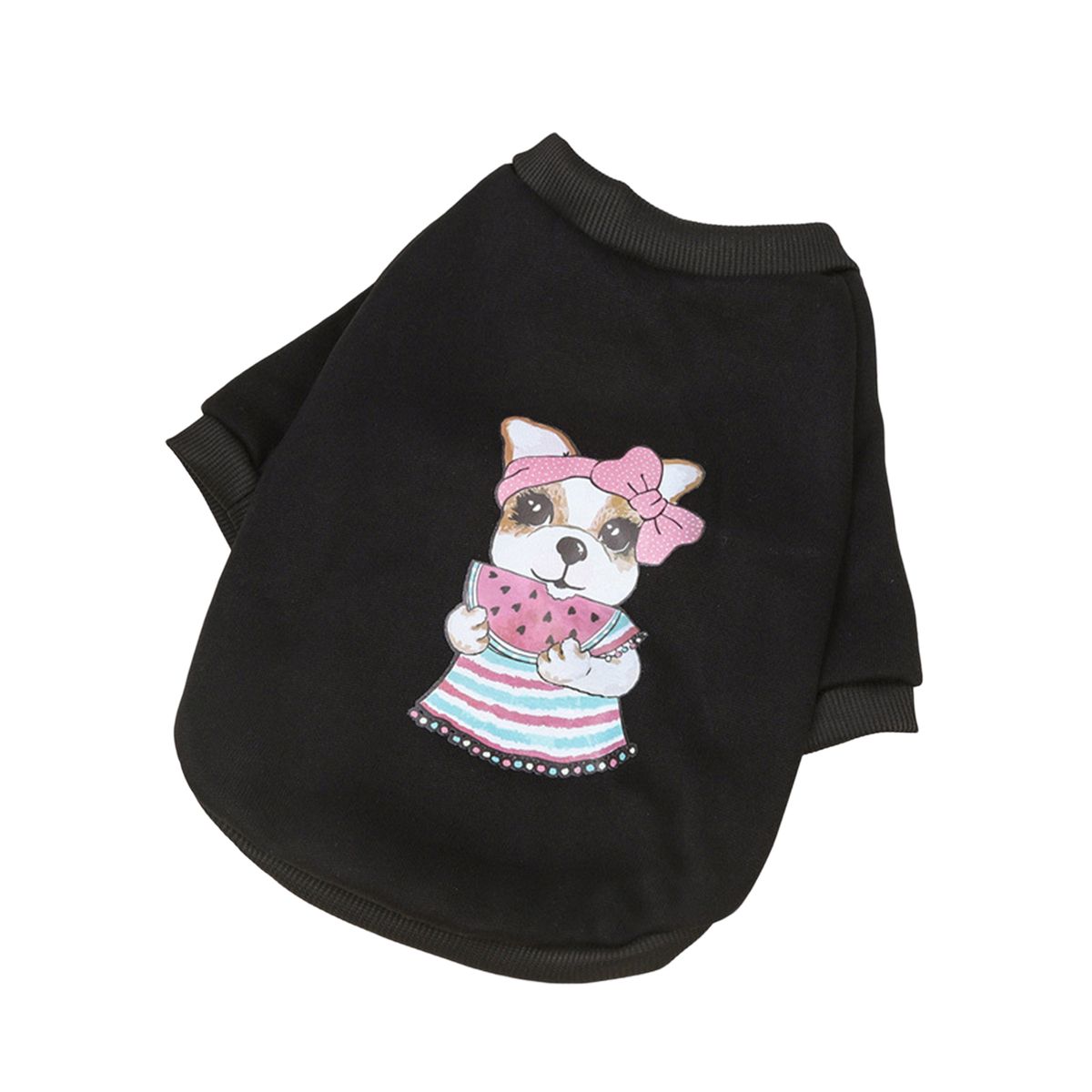Pet Apparel Dog Pajamas Small Thin Puppy Outfit Black