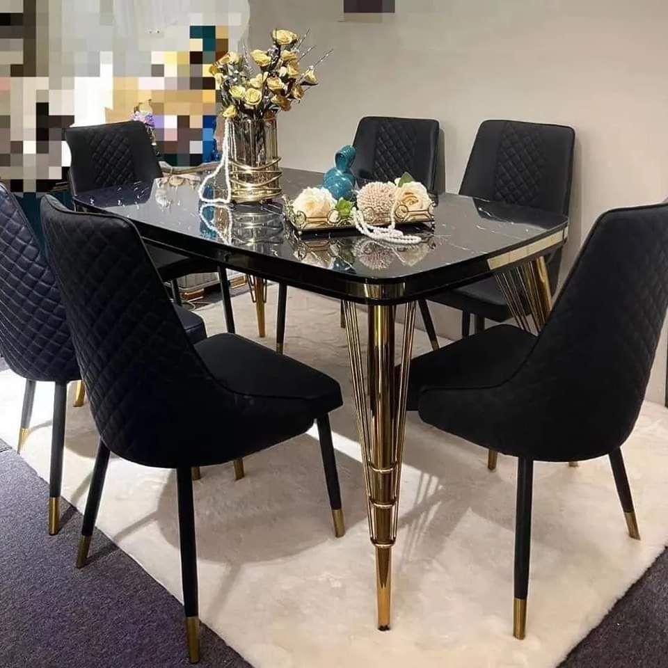 6seaters Exclusive Mable Top Dining Set(lagos, IB, Ogun)