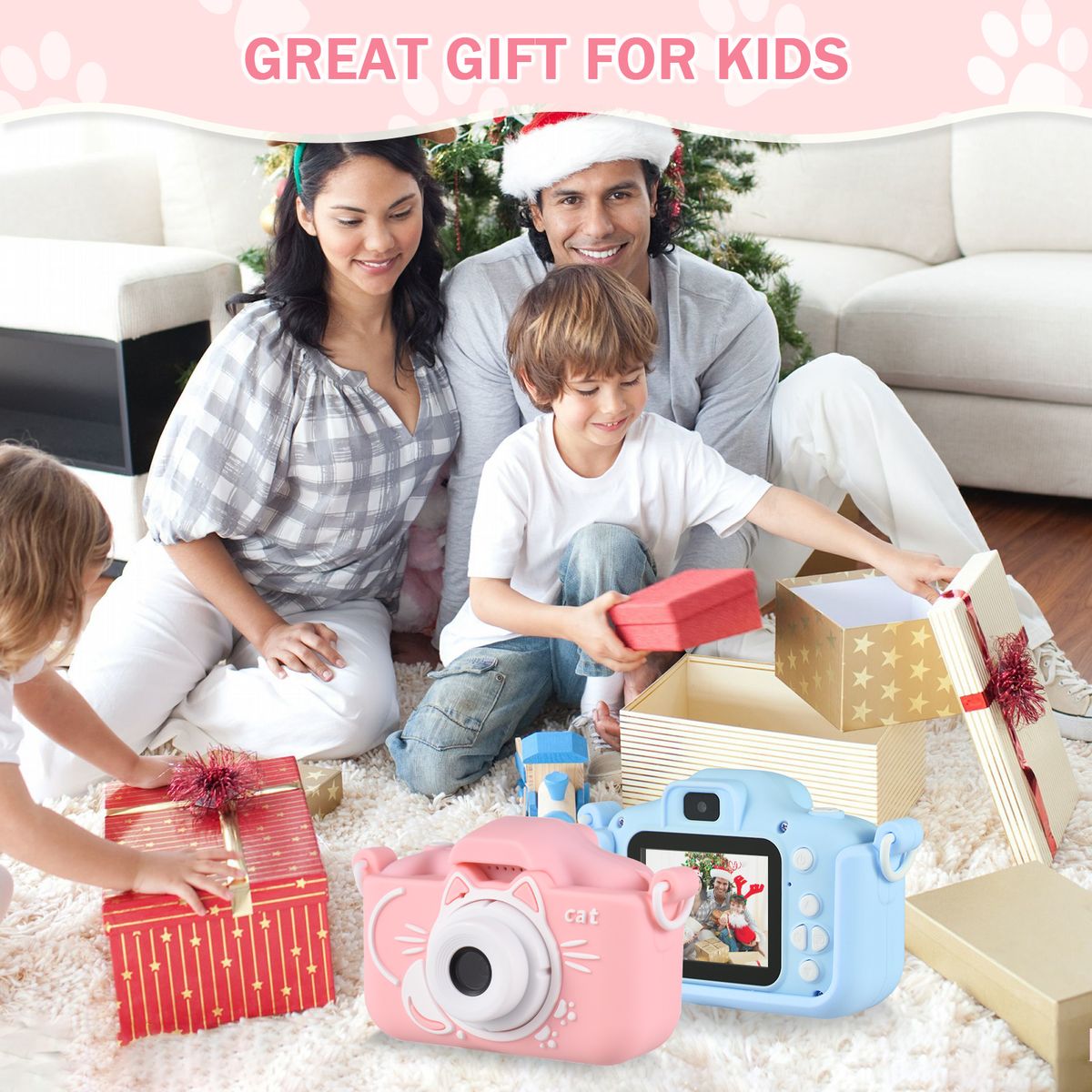 Andoer X8 Mini Camera Kids Camera Digital Camera 1080P