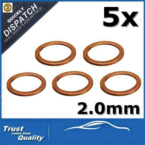 5pcs Bike Copper Exhaust Crush Gasket For Pitbike ATV Engine 50cc 110cc 125cc 160cc