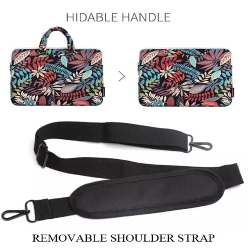 15.6” Water-resistant Padded Shockproof Protective Laptop Bag
