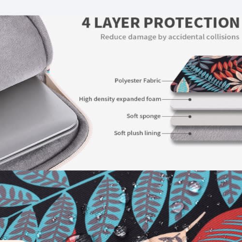 15.6” Water-resistant Padded Shockproof Protective Laptop Bag