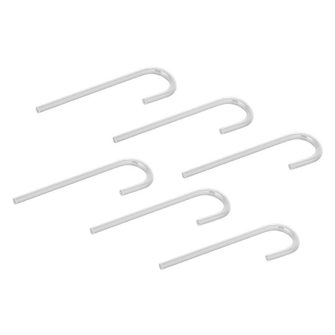 6pcs Mini Acrylic Pipe U Shape Tube Bend For Aquarium Co2 System
