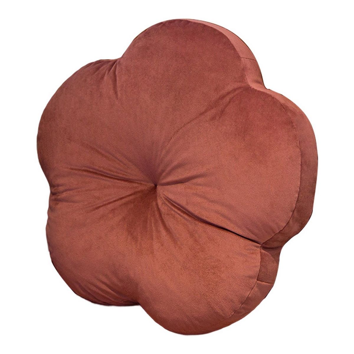 Cushion Multifunctional Creative Flower Throw Pillow Back Cushion Brown