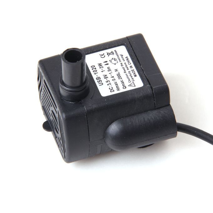USB Submersible Water Pump Aquarium  Pond Pump Parts DC 3.5V -9V 3W