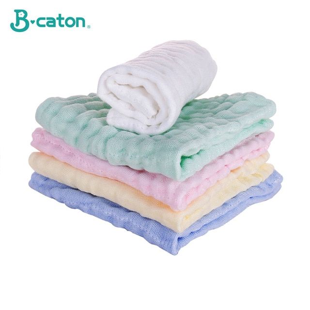 5pc Baby Wipe Gauze Newborn Bathing Feeding Handkerchief