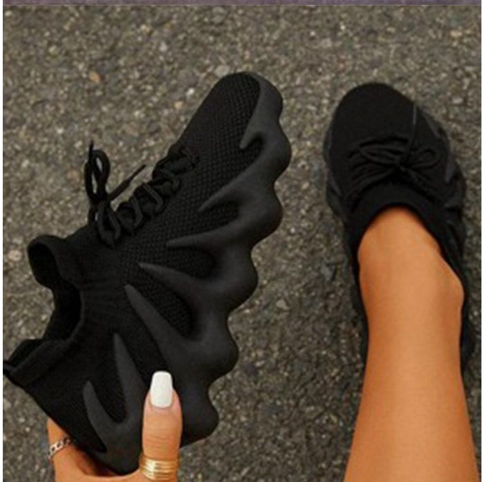 Octopus Unisex Black Design Breathable Sneakers