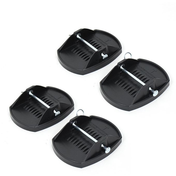 4 Pieces Caravan Jack Pads Anti Sag Outrigger Pad Adapter For Trailers