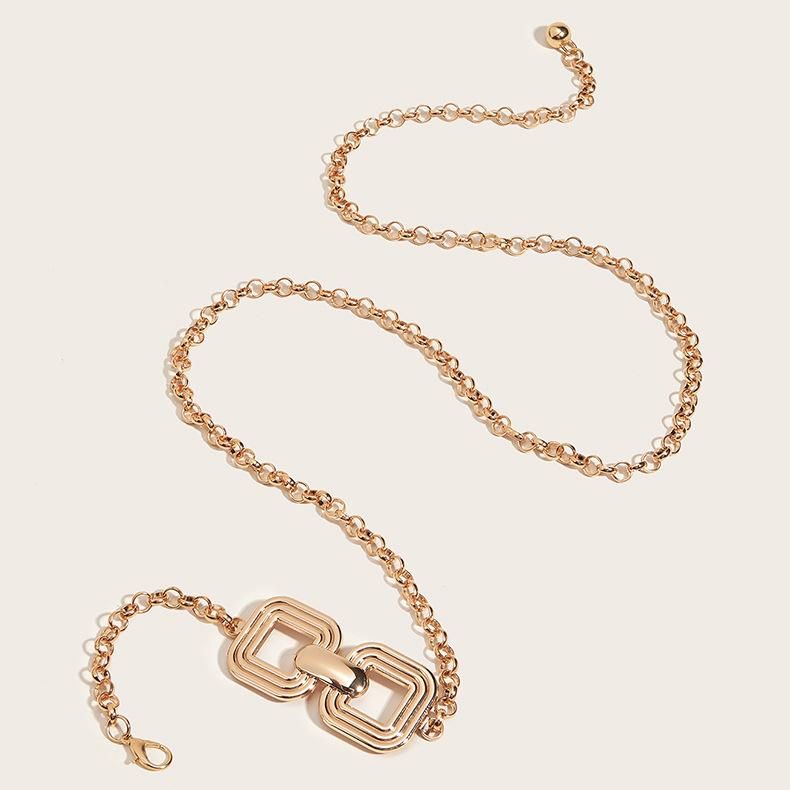 New Waist Chain Metal Accessories Gold Belt With Skirt Dress Waist Chain