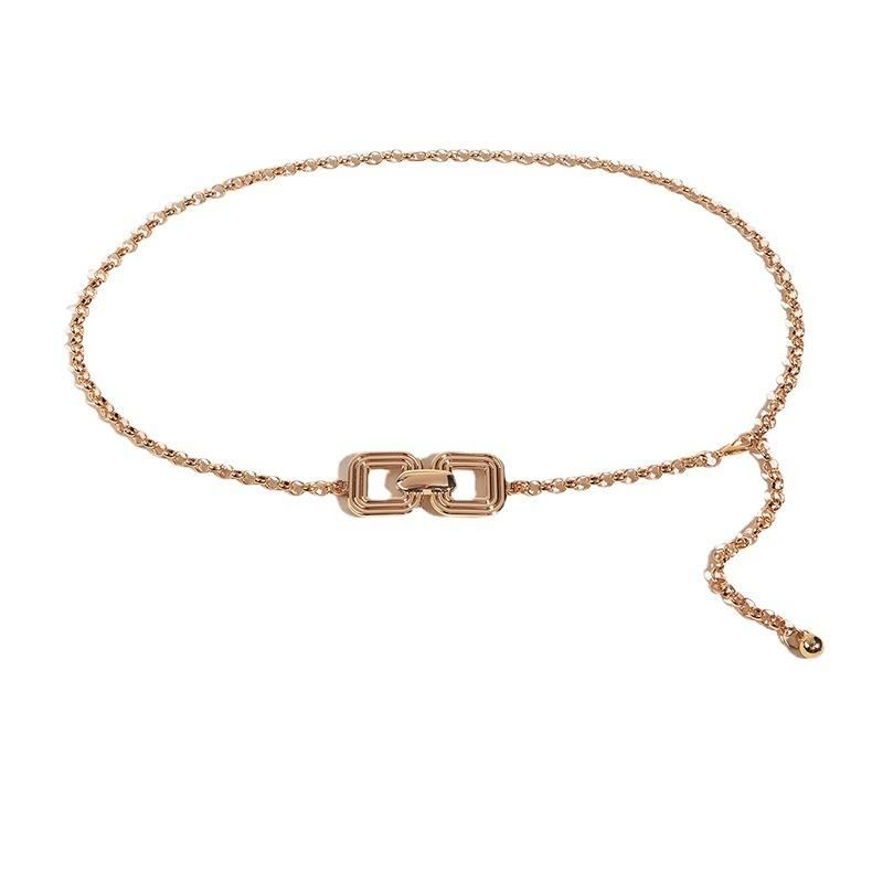 New Waist Chain Metal Accessories Gold Belt With Skirt Dress Waist Chain