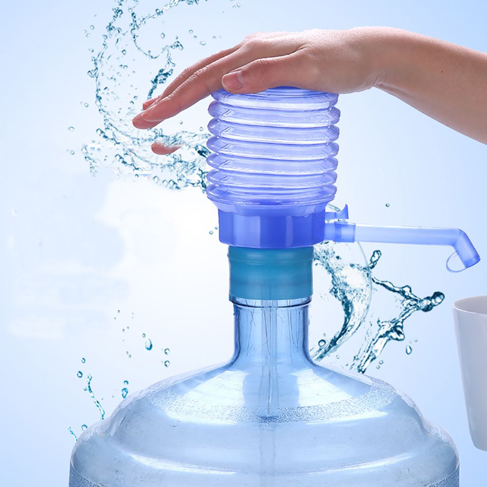 Manual Water Drinking Bottle Jug Water Pump Dispenser Camping Drinking Bottle Switch Spigot 5&6 Gallon Water Dispenser Portable