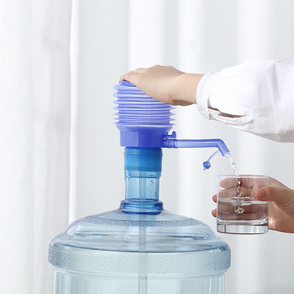 Manual Water Drinking Bottle Jug Water Pump Dispenser Camping Drinking Bottle Switch Spigot 5&6 Gallon Water Dispenser Portable