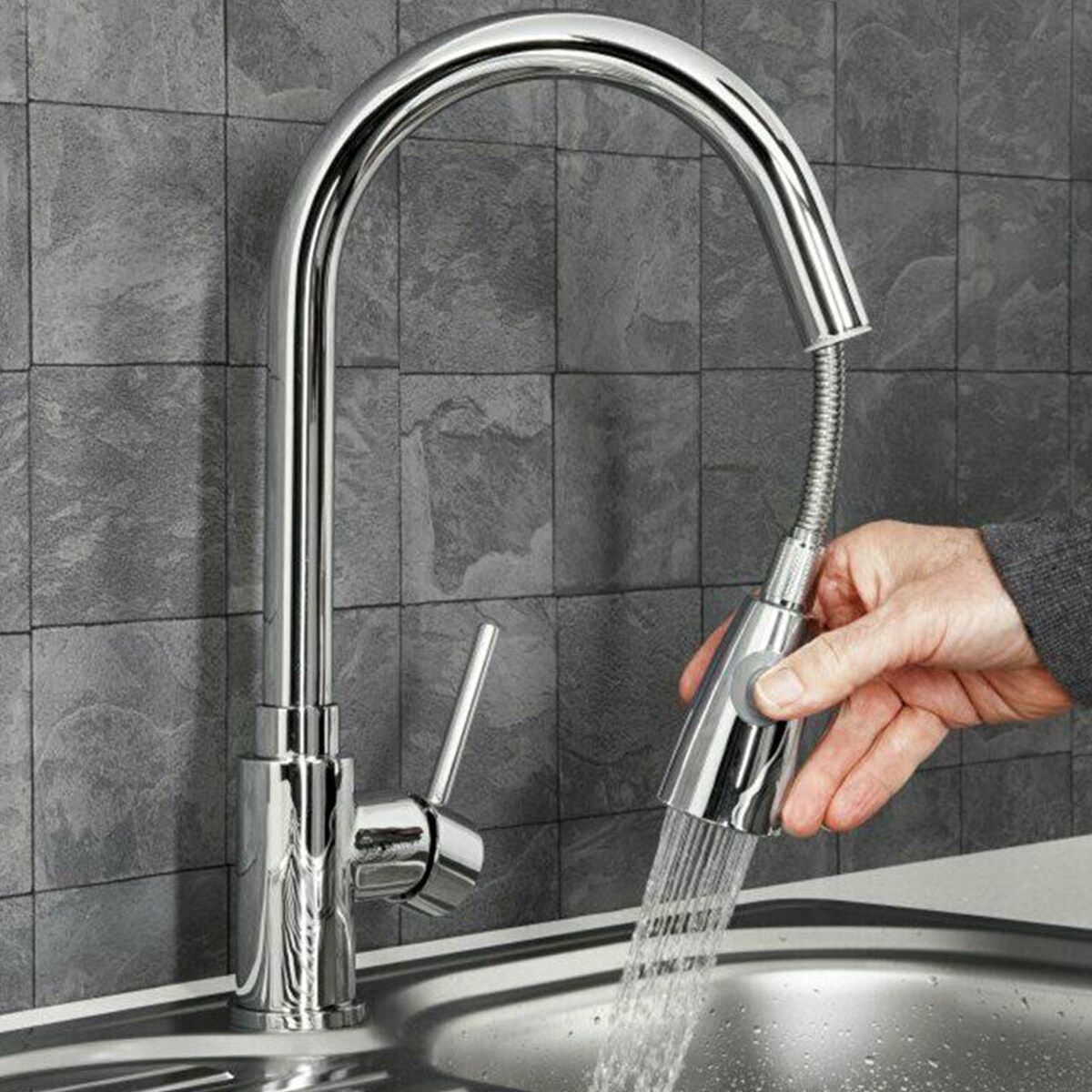 Kitchen Tap Head Water Faucet Sprayer Spray Head Replacement Mixer Tap Pull Out
