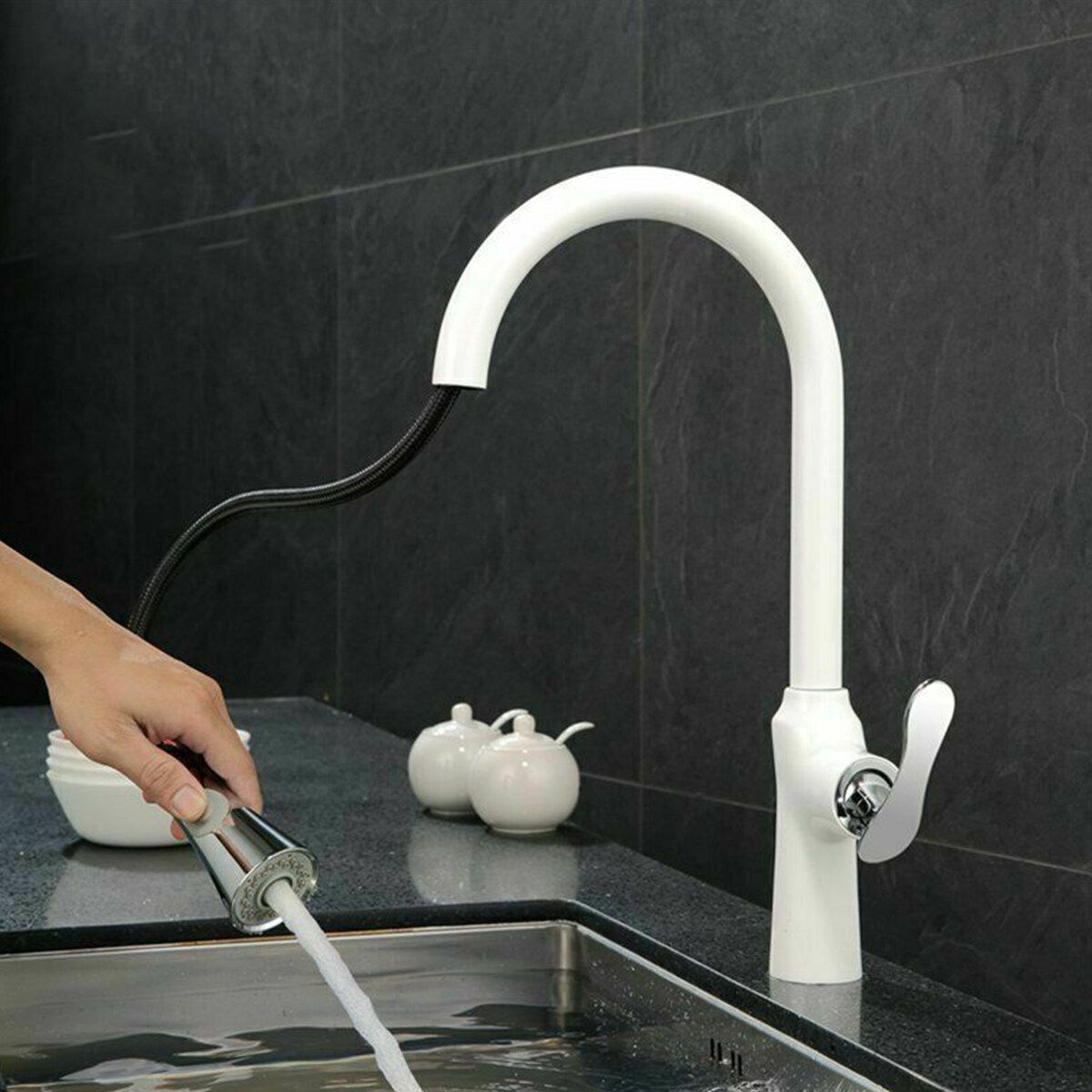 Kitchen Tap Head Water Faucet Sprayer Spray Head Replacement Mixer Tap Pull Out
