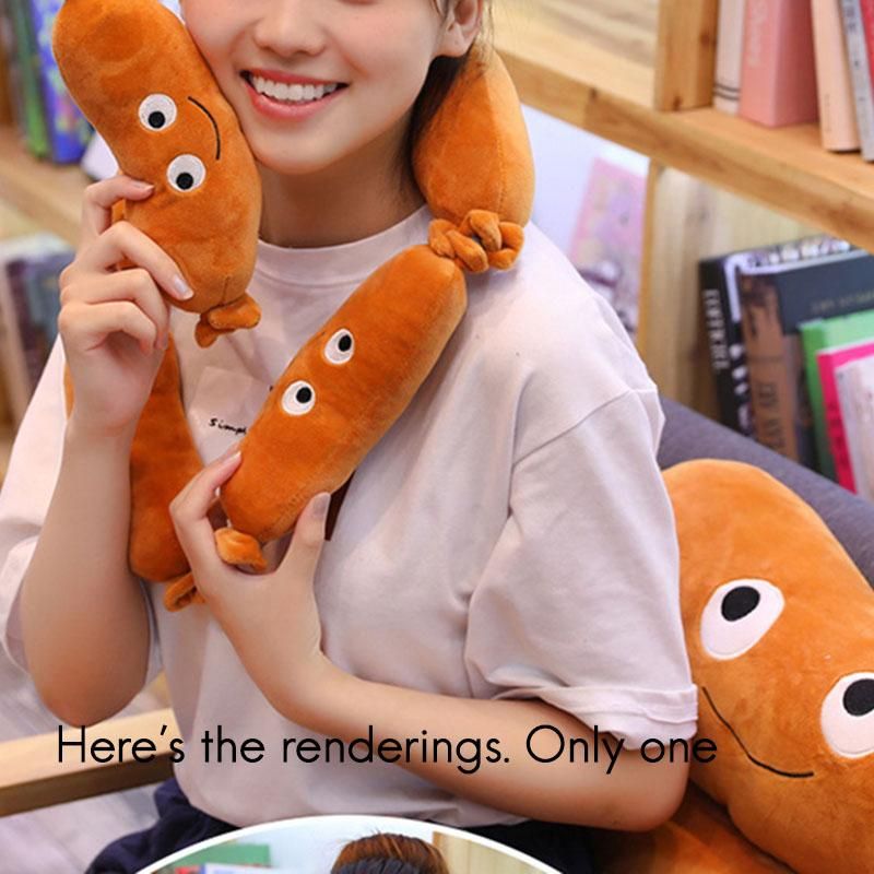 1Pc Stuffed Plush Sausage Toys 20CM Mini Stuffed Food Plush Dolls Pillow Creative Gifts New Plush Pillows
