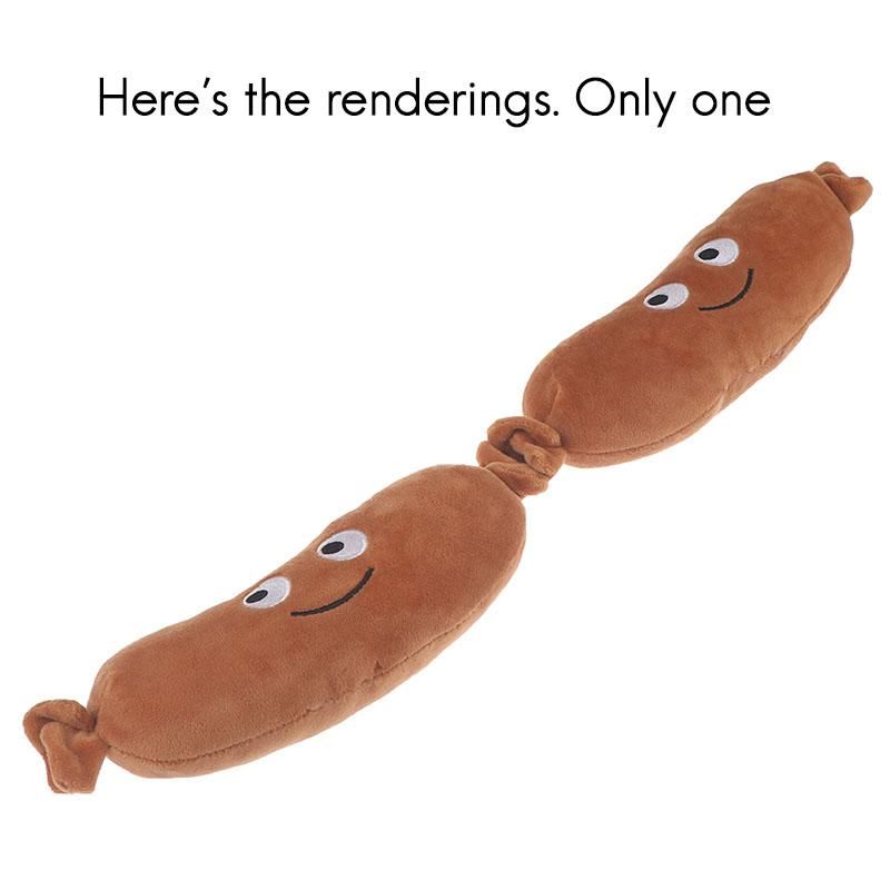 1Pc Stuffed Plush Sausage Toys 20CM Mini Stuffed Food Plush Dolls Pillow Creative Gifts New Plush Pillows