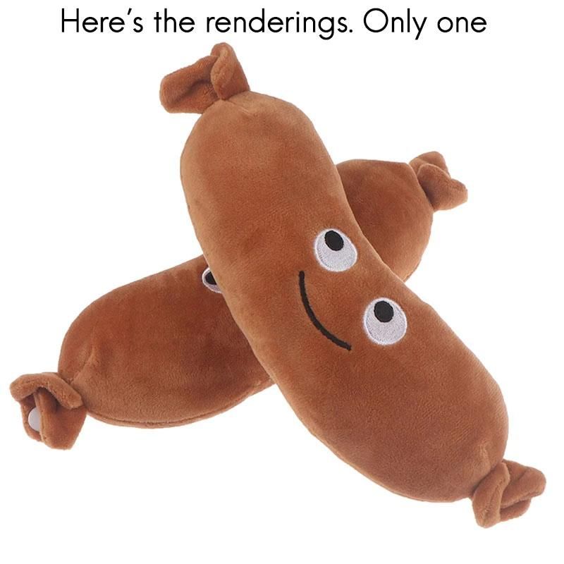 1Pc Stuffed Plush Sausage Toys 20CM Mini Stuffed Food Plush Dolls Pillow Creative Gifts New Plush Pillows