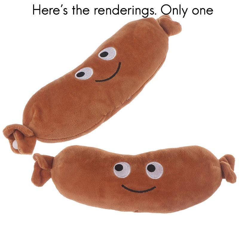 1Pc Stuffed Plush Sausage Toys 20CM Mini Stuffed Food Plush Dolls Pillow Creative Gifts New Plush Pillows