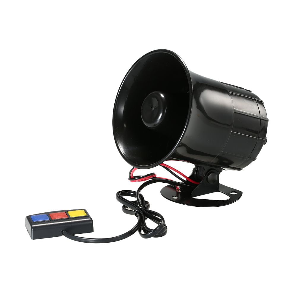 DC 12V 3 Tone Sounds Loud Speaker Security Warning Siren