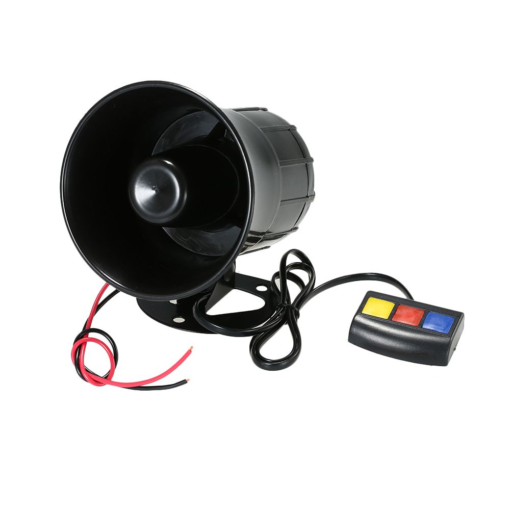 DC 12V 3 Tone Sounds Loud Speaker Security Warning Siren