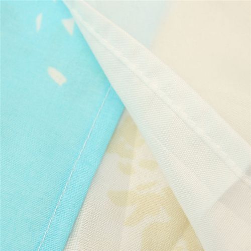 Blue Flower Single N Double Queen King Size Bed Set Pillowca