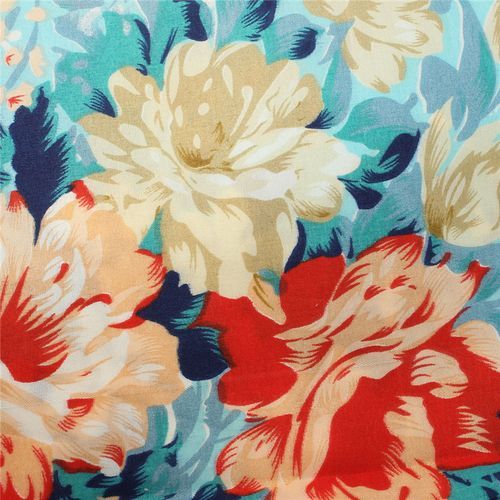 Blue Flower Single N Double Queen King Size Bed Set Pillowca