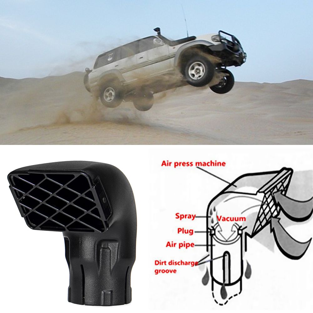 Air Ram Snorkel Heads Top 3.5'' Compatible With TOYOTAs