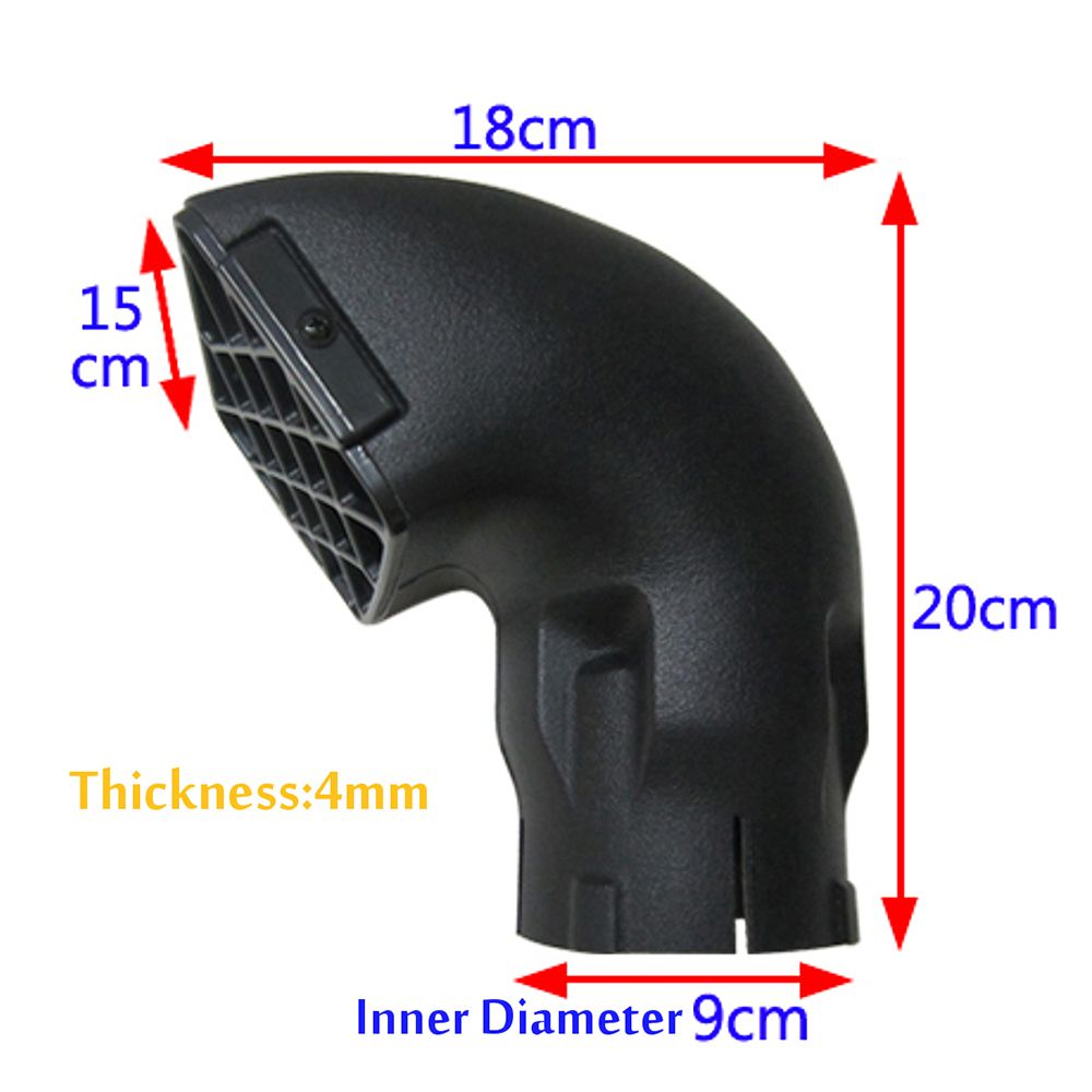 Air Ram Snorkel Heads Top 3.5'' Compatible With TOYOTAs